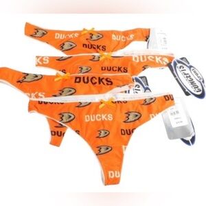 NEW Wild Collective Anaheim Ducks thong Underwear – Lot of 4 [Small]4978F